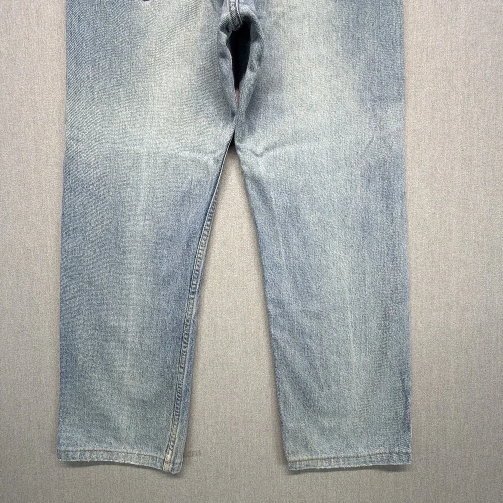 VTG 90s Levi's 505 Blue Straight Jeans Mens 34x30 (Fits 32x27) Made in USA